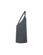 KARLOWSKY ASYMMETRICAL BIB APRON CLASSIC WITH POCKET Schürzen personalisierbar