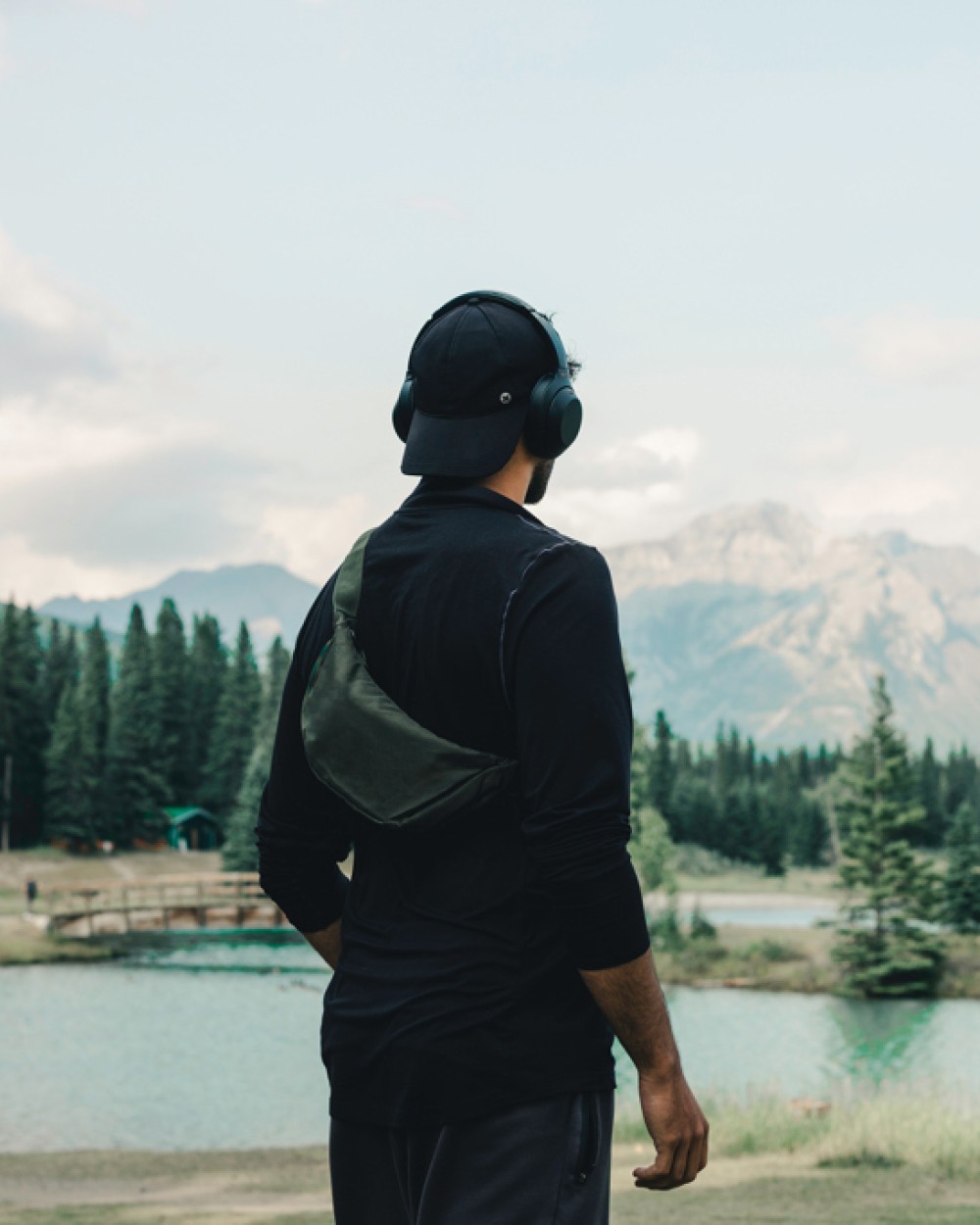 4DO Crescent AWARE™ RPET Half-Moon Sling Tasche Taschen personalisierbar