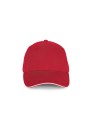 K-UP Casquette en coton biologique à sandwich contrasté - 6 panneaux /api/colors/f553a164-747d-4aa6-84be-3f14ff7d5400 personnalisable