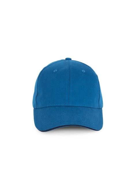 K-UP Casquette en coton biologique à sandwich contrasté - 6 panneaux /api/colors/fd83c6e7-3096-409a-9ac0-e39447338243 personnalisable
