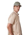 K-UP 6-Panel-Kappe aus biologischer Baumwolle mit Kontrast-Sandwichschirm Kappen personalisierbar