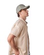 Casquettes personnalisable K-UP Casquette en coton biologique à sandwich contrasté - 6 panneaux