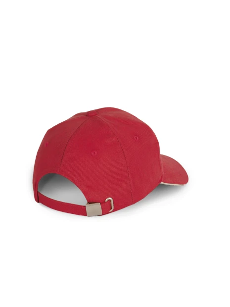 K-UP Casquette en coton biologique à sandwich contrasté - 6 panneaux /api/colors/f553a164-747d-4aa6-84be-3f14ff7d5400 personnalisable