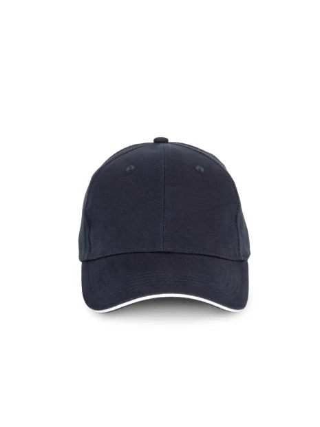 K-UP Casquette en coton biologique à sandwich contrasté - 6 panneaux /api/colors/ac3617f1-55b6-4cce-bc08-bb5c08d2e5bf personnalisable