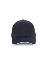 K-UP Casquette en coton biologique à sandwich contrasté - 6 panneaux /api/colors/ac3617f1-55b6-4cce-bc08-bb5c08d2e5bf personnalisable