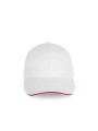 K-UP Casquette en coton biologique à sandwich contrasté - 6 panneaux /api/colors/284b33a2-869a-4588-a541-8cf67a2f0b18 personnalisable