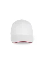 K-UP Casquette en coton biologique à sandwich contrasté - 6 panneaux /api/colors/284b33a2-869a-4588-a541-8cf67a2f0b18 personnalisable