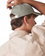 Casquettes personnalisable K-UP Casquette en coton biologique à sandwich contrasté - 6 panneaux