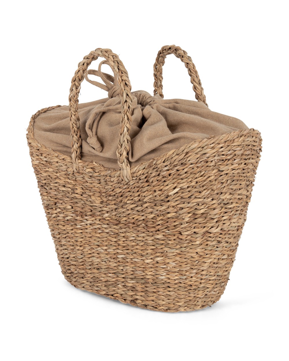 Sacs & Bagagerie personnalisable KIMOOD Sac panier demi-lune en jonc de mer