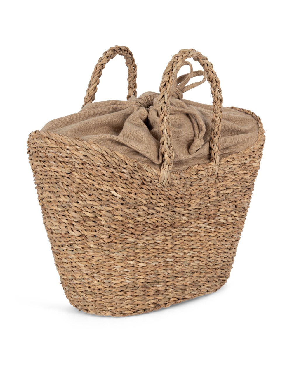 Sacs & Bagagerie personnalisable KIMOOD Sac panier demi-lune en jonc de mer