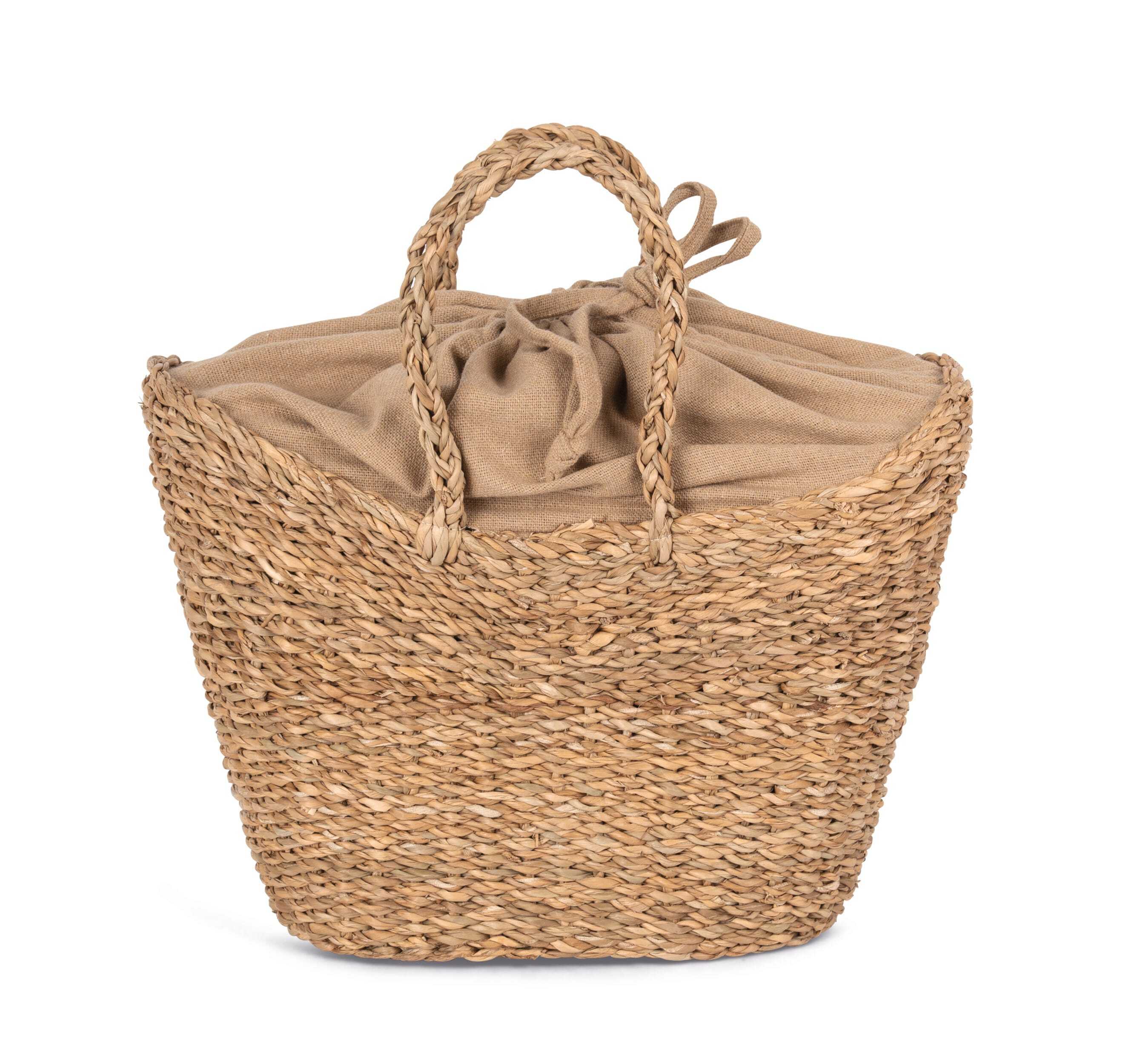 Sacs & Bagagerie personnalisable KIMOOD Sac panier demi-lune en jonc de mer