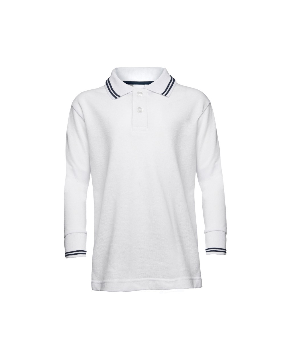 Polo's VESTI KIDS’ LONG SLEEVE PIQUÉ POLO SHIRT voor bedrukking &amp; borduring