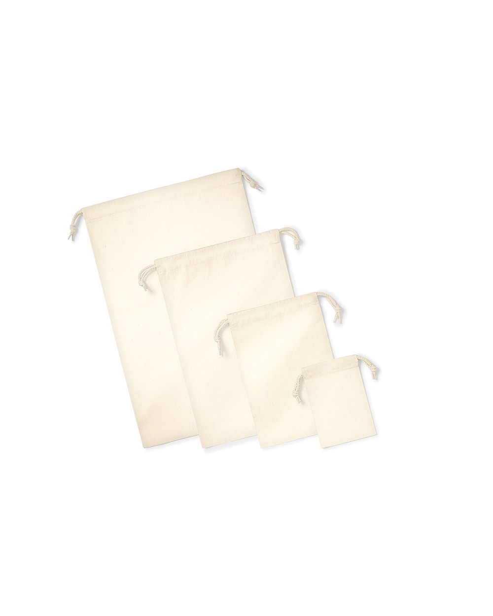 Tassen & Zakken WESTFORDMILL ORGANIC PREMIUM STUFF BAG voor bedrukking &amp; borduring