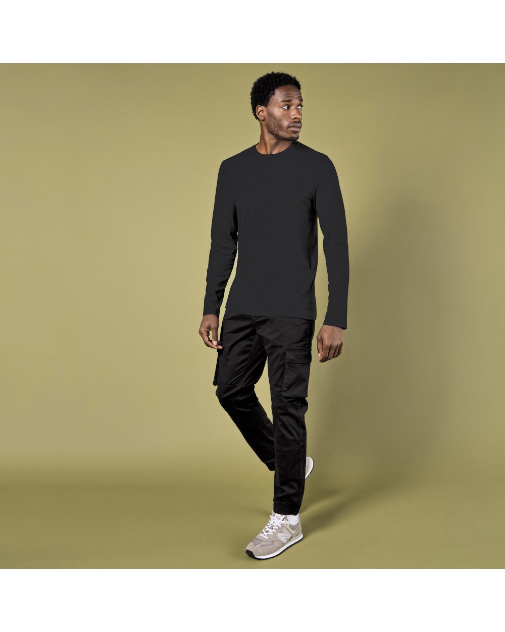 T-shirts KUSTOM KIT Fashion Fit Long Sleeve Superwash® 60° Tee voor bedrukking &amp; borduring