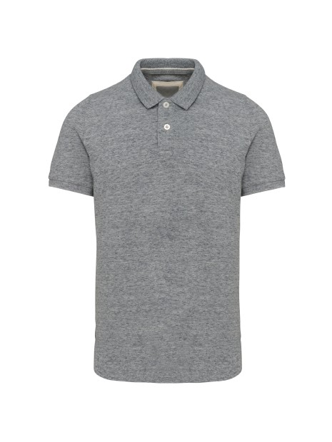 KARIBAN Polo vintage manches courtes homme /api/colors/d3b7c139-6d45-4d9a-a468-c30c9b4a8c4d personnalisable