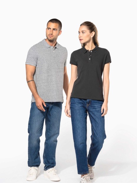 Polos à personnaliser KARIBAN Polo vintage manches courtes homme 