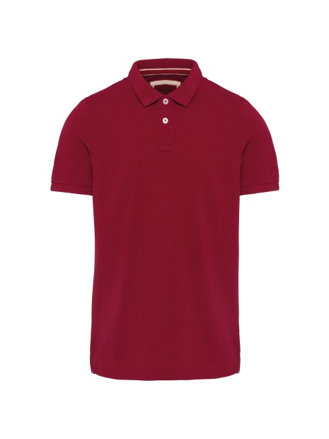 KARIBAN Polo vintage manches courtes homme /api/colors/e3deaad1-5c22-4b84-809b-b32e391a1a04 personnalisable