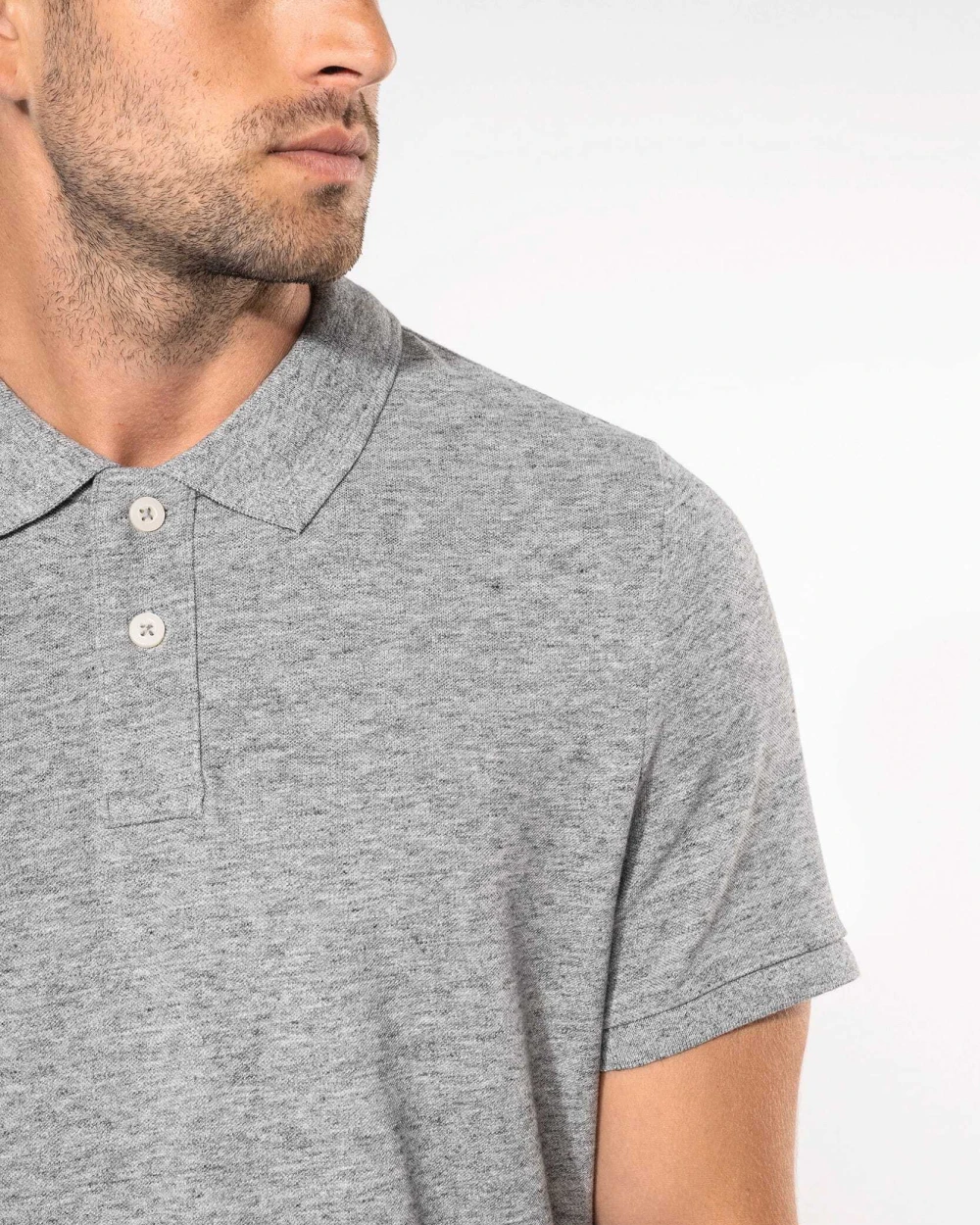 Polos personnalisable KARIBAN Polo vintage manches courtes homme