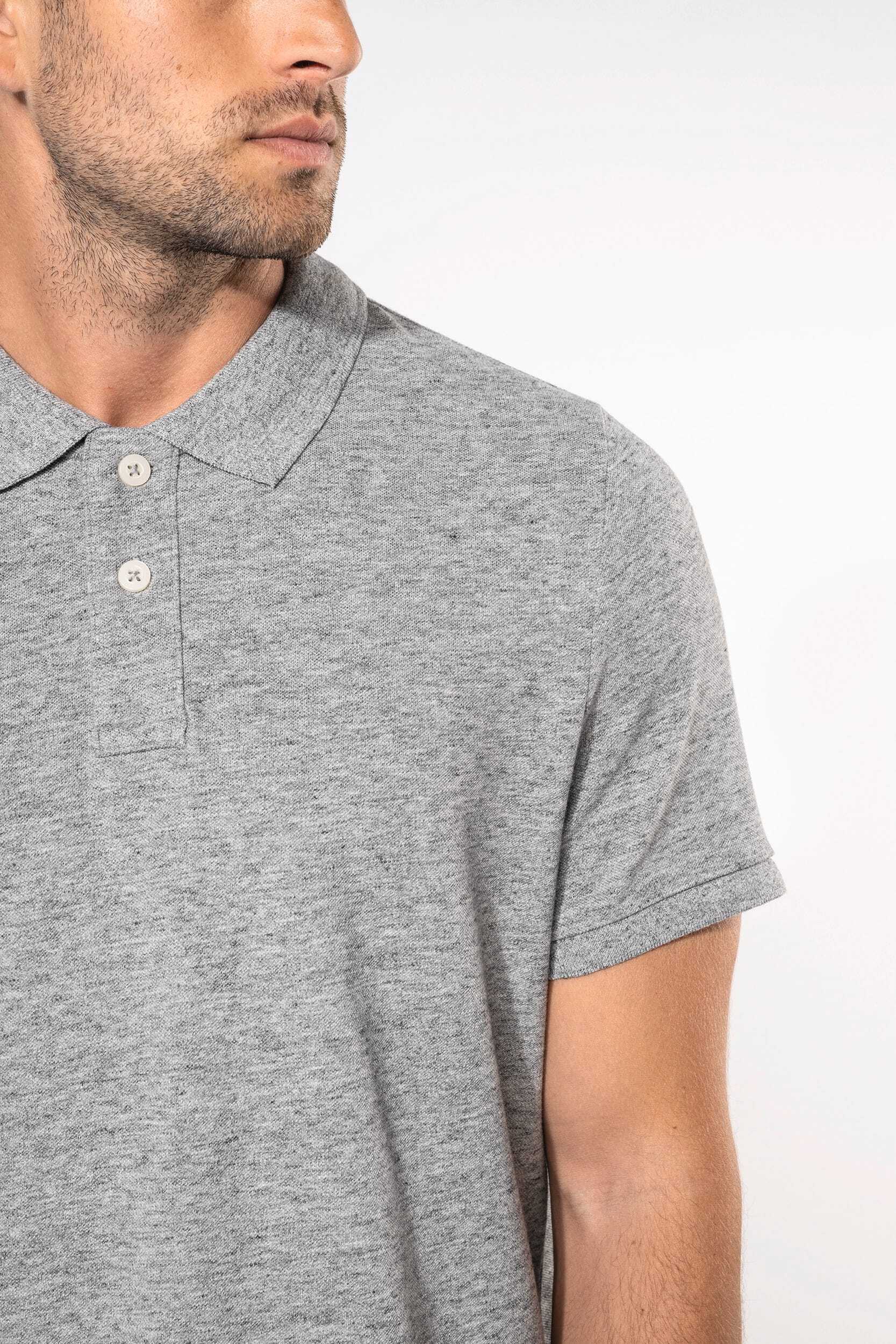 Polos personnalisable KARIBAN Polo vintage manches courtes homme