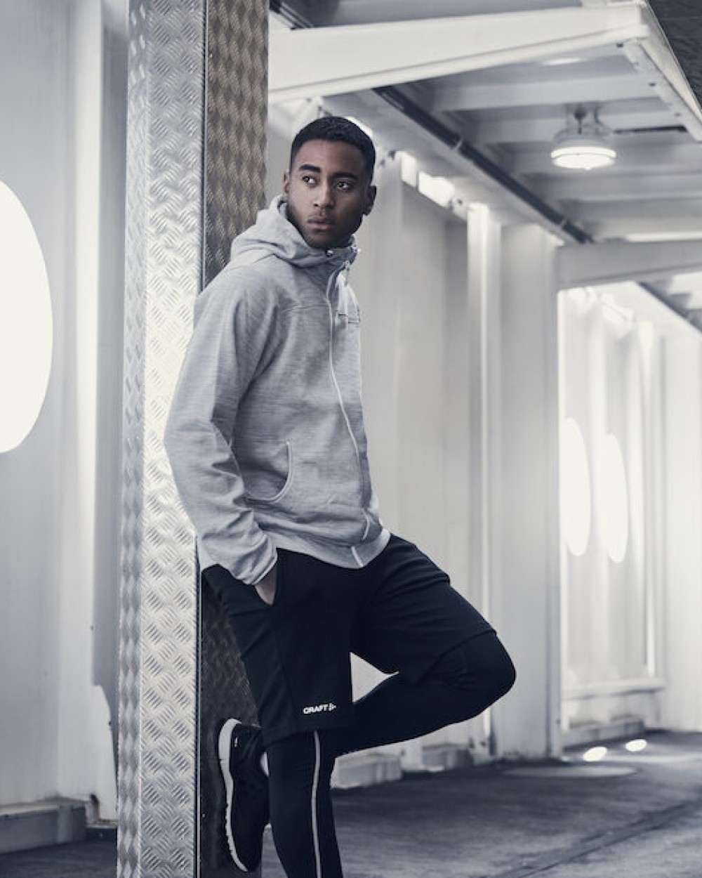 CRAFT Leisure Full Zip Hood M Sweatshirts personalisierbar