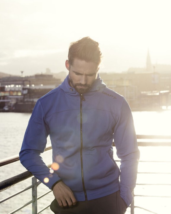 CRAFT Leisure Full Zip Hood M Sweatshirts personalisierbar