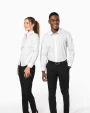Chemises personnalisable KARIBAN Chemise popeline polycoton sans poche entretien facile femme