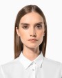 Chemises personnalisable KARIBAN Chemise popeline polycoton sans poche entretien facile femme