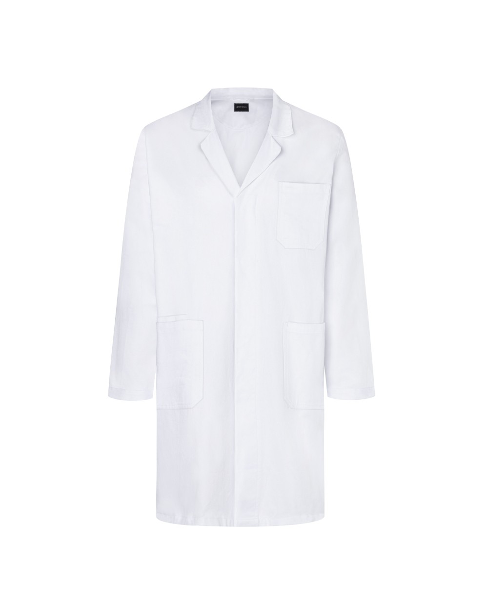 KARLOWSKY MEN´S MEDICAL AND LAB COAT WITH LAPEL COLLAR AND CONCEALED BUTTON PLACKET Hemden personalisierbar