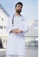 KARLOWSKY MEN´S MEDICAL AND LAB COAT WITH LAPEL COLLAR AND CONCEALED BUTTON PLACKET Hemden personalisierbar
