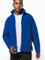 Laines polaires à personnaliser KARIBAN Veste micropolaire zippée manches raglan homme 