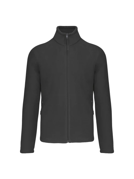 KARIBAN Veste micropolaire zippée manches raglan homme /api/colors/3664e9be-231a-44a8-bacd-707b001b474c personnalisable
