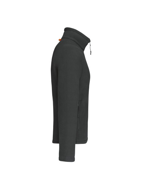 KARIBAN Veste micropolaire zippée manches raglan homme /api/colors/3664e9be-231a-44a8-bacd-707b001b474c personnalisable