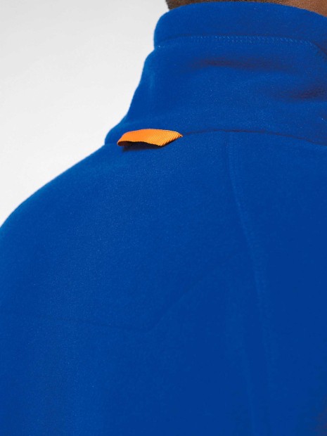 Laines polaires à personnaliser KARIBAN Veste micropolaire zippée manches raglan homme 