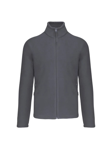 KARIBAN Veste micropolaire zippée manches raglan homme /api/colors/2fa123ac-77ac-4f42-beb3-f6a528eded78 personnalisable