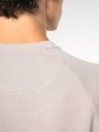 Sweat-shirts à personnaliser KARIBAN Sweat-shirt Bio col rond manches raglan homme 