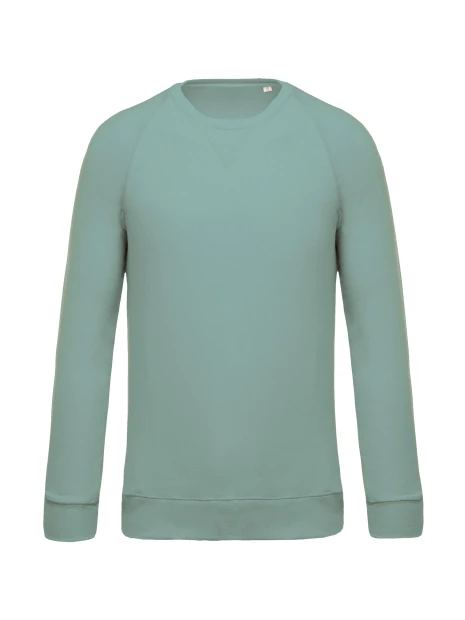 KARIBAN Sweat-shirt Bio col rond manches raglan homme /api/colors/9461b1f5-f20c-4909-acf0-8bf53fdec48b personnalisable