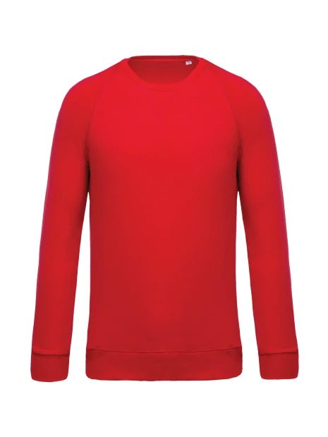 KARIBAN Sweat-shirt Bio col rond manches raglan homme /api/colors/c953313a-9c9d-493b-934e-ddcf8fada2ae personnalisable