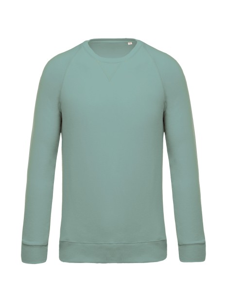 KARIBAN Sweat-shirt Bio col rond manches raglan homme /api/colors/9461b1f5-f20c-4909-acf0-8bf53fdec48b personnalisable