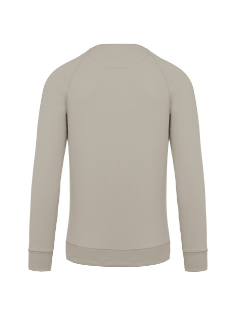 KARIBAN Sweat-shirt Bio col rond manches raglan homme /api/colors/302fd302-e078-4b9e-9110-9050d6331057 personnalisable
