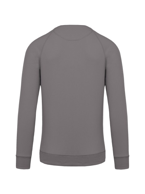 KARIBAN Sweat-shirt Bio col rond manches raglan homme /api/colors/070298e7-316e-479f-936b-52a8c9806ba1 personnalisable