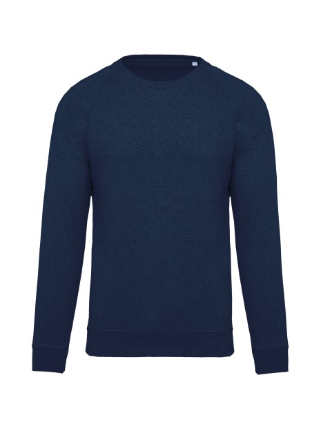 KARIBAN Sweat-shirt Bio col rond manches raglan homme /api/colors/34645e9b-b8a1-441f-b38c-4c2ad38c98a3 personnalisable