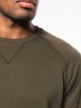 Sweat-shirts à personnaliser KARIBAN Sweat-shirt Bio col rond manches raglan homme 