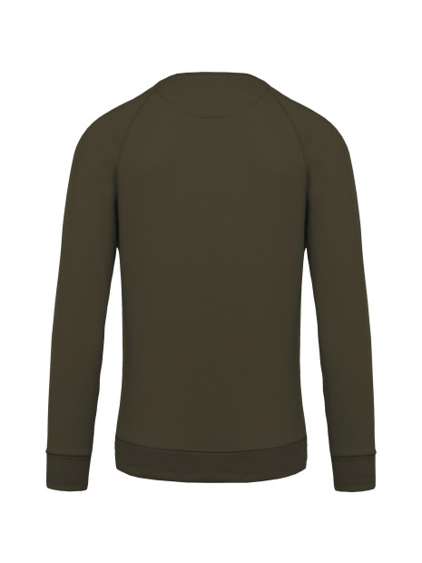 KARIBAN Sweat-shirt Bio col rond manches raglan homme /api/colors/a9253c7c-62e7-48e4-a789-39039680a750 personnalisable