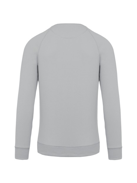 KARIBAN Sweat-shirt Bio col rond manches raglan homme /api/colors/b8c3da1f-f409-43cb-b759-5e63471e125b personnalisable
