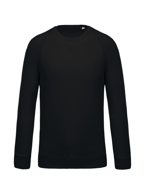 KARIBAN Sweat-shirt Bio col rond manches raglan homme /api/colors/b9fdad4a-5e94-45cb-8c03-c08b349b28c3 personnalisable