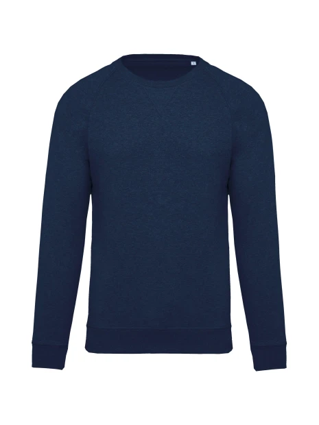 KARIBAN Sweat-shirt Bio col rond manches raglan homme /api/colors/34645e9b-b8a1-441f-b38c-4c2ad38c98a3 personnalisable