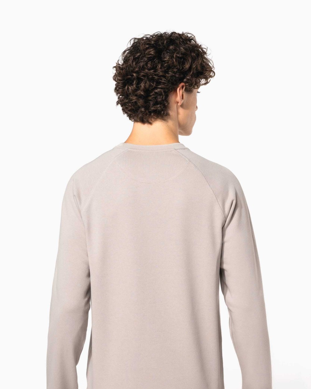 Sweat-shirts personnalisable KARIBAN Sweat-shirt Bio col rond manches raglan homme
