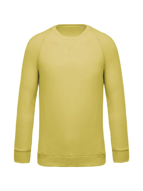 KARIBAN Sweat-shirt Bio col rond manches raglan homme /api/colors/f7b8ef01-aeba-4d07-a69f-26ebc5166f52 personnalisable