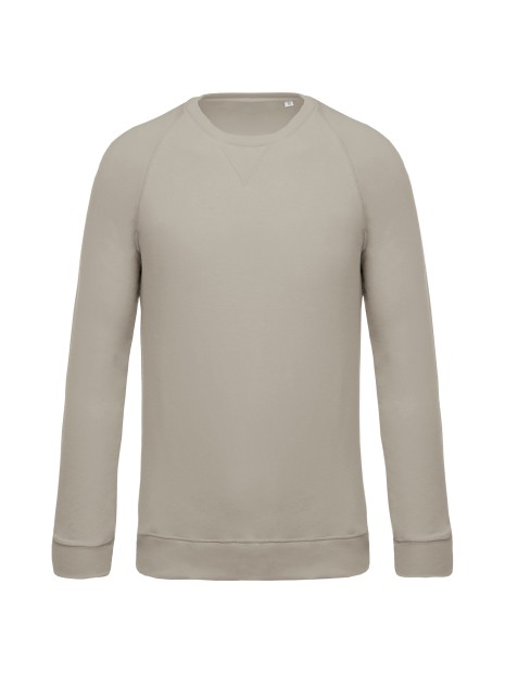 KARIBAN Sweat-shirt Bio col rond manches raglan homme /api/colors/302fd302-e078-4b9e-9110-9050d6331057 personnalisable