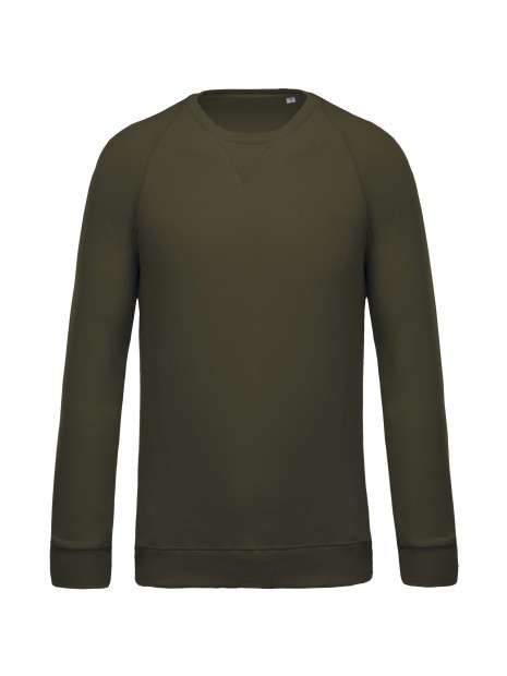 KARIBAN Sweat-shirt Bio col rond manches raglan homme /api/colors/a9253c7c-62e7-48e4-a789-39039680a750 personnalisable
